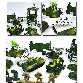 Military Model Toys Simulation Military Soldier Model Toy for Kids 90Pcs Set