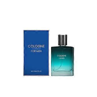 Mens Layered Charm Cologne Spray  Long-Lasting Floral & Woody Fragrance, Portable