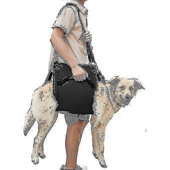Dog Carry Sling, Emergency Backpack Pet Legs Support & Rehabilitation Dog (black) Lift Harness For Nail Trimming, Dog Carrier