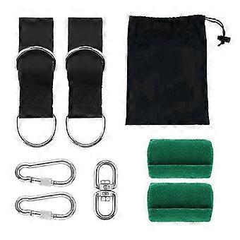 Swing hammock tree mat hanging kit strap carabiner camping garden swing fittings for outdoor playin [XR]