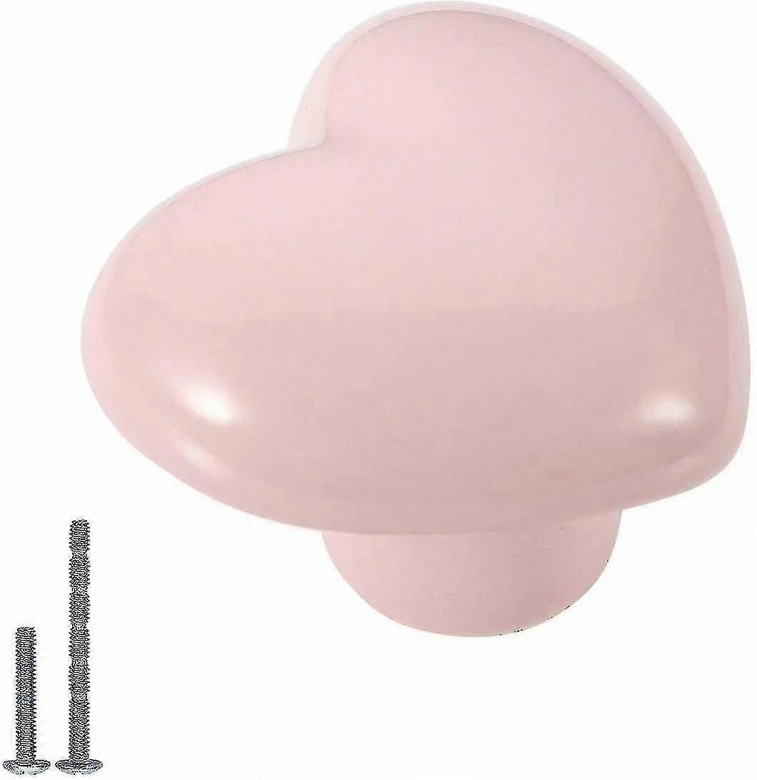 Cabinet and Drawer Hardware, 10-Pack Ceramic Heart Shape Drawer Knobs and Pulls
