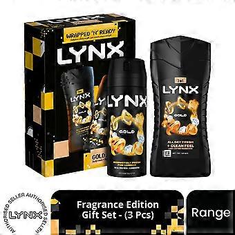 LYNX Gold Duo Gift Set 2 piece, Choose your pack 1,2,3 or 4
