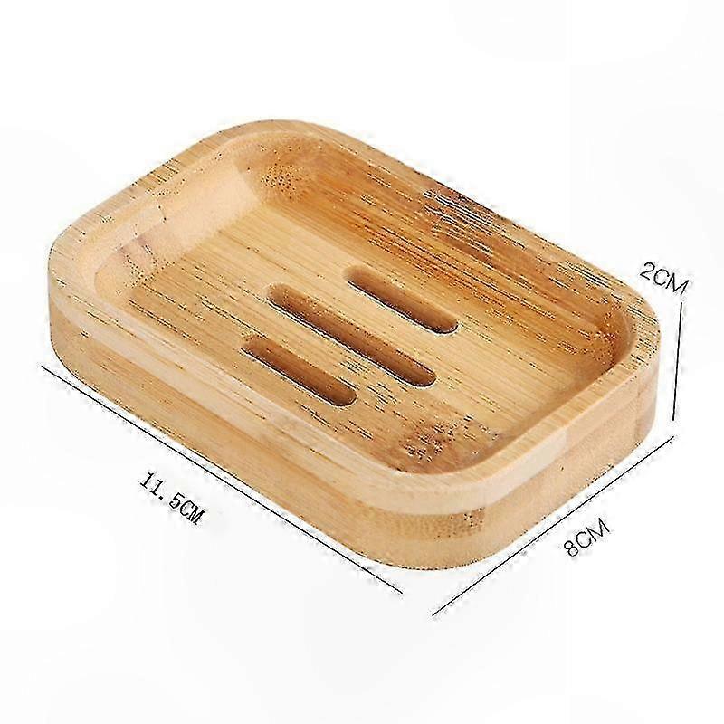 Solid Bamboo Soap Dish For Wet Areas