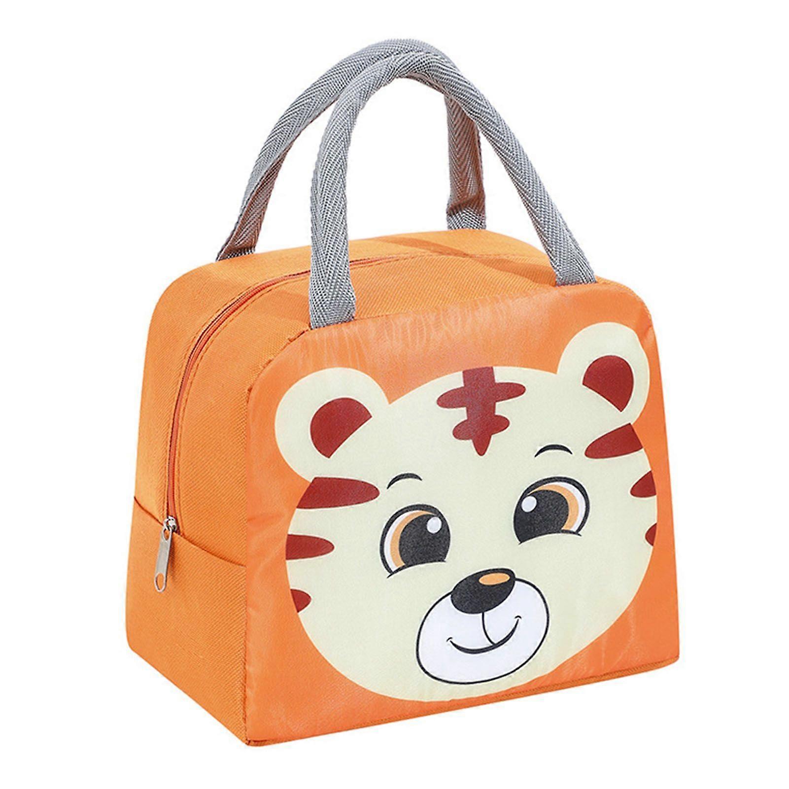 Insulated Multipurpose Lunch Bag Cartoon Animal Pattern
