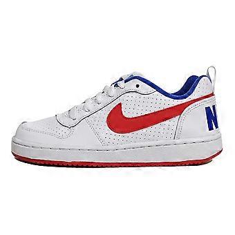 Nike Court Borough Low White Blue Red GS DM2420-164