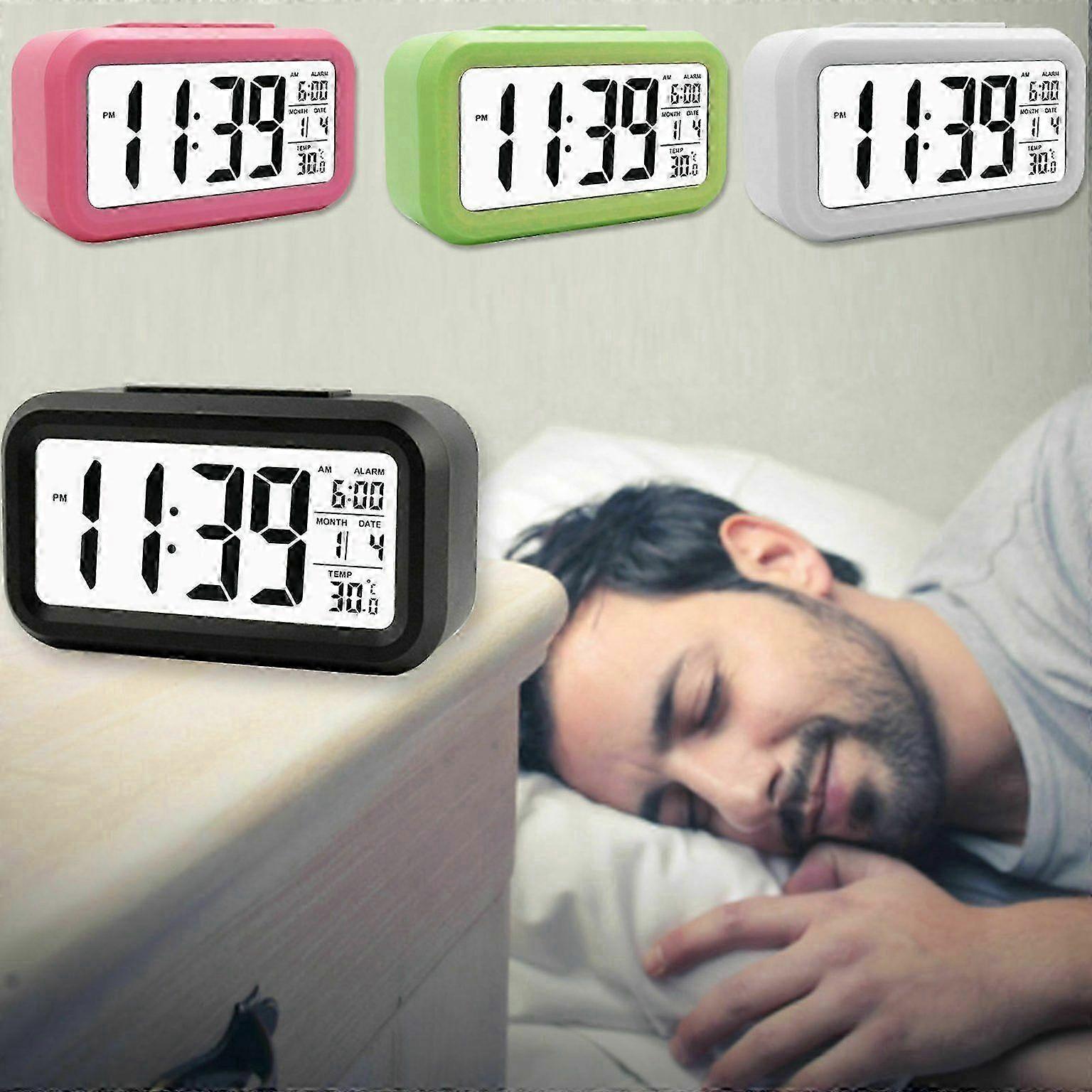 Large Display LED Alarm Clock With Temp Sensor