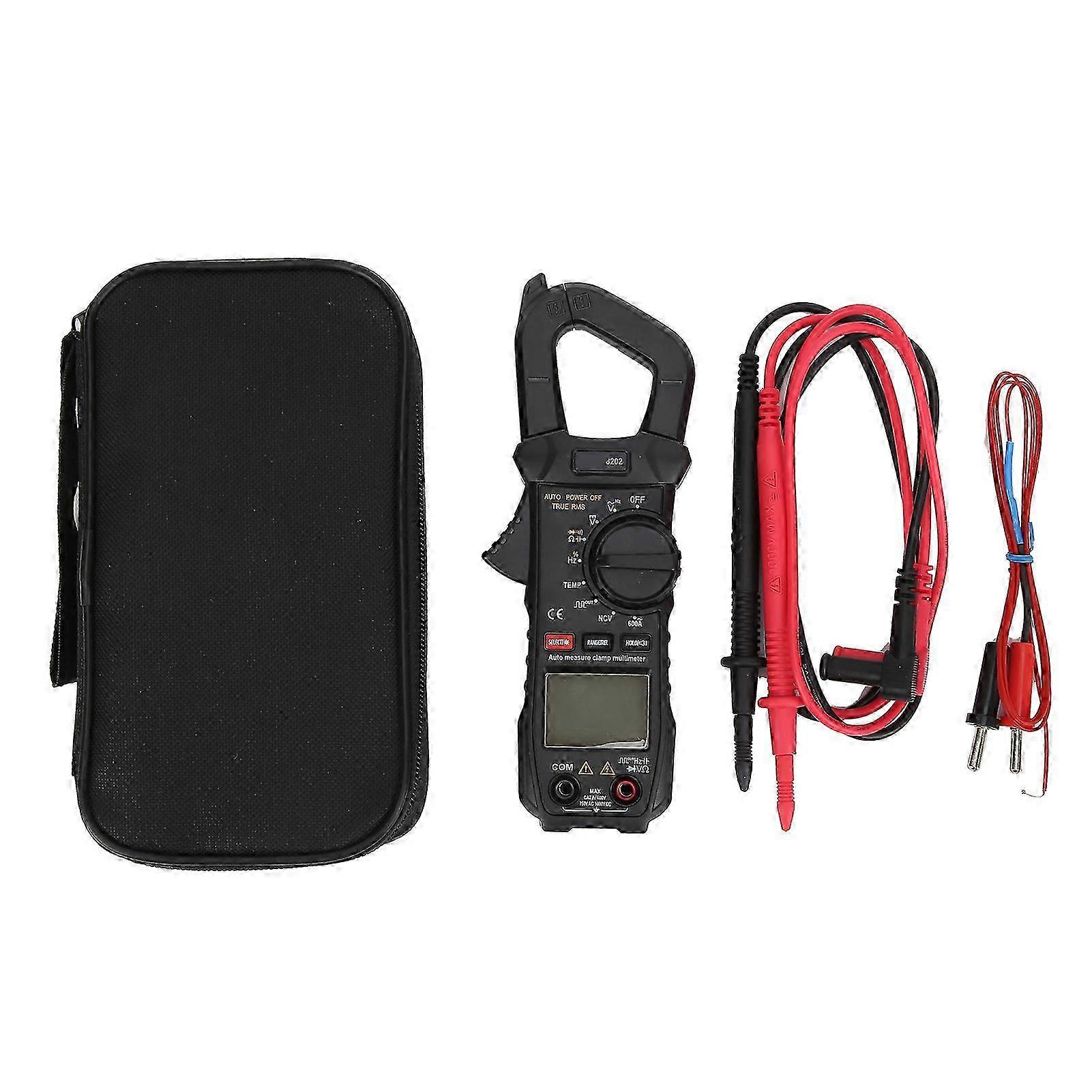 Digital Clamp Meter ET8202 AC750V DC1000V True RMS Multimeter High Accuracy Capacitance Measurement LCD Automatic Function