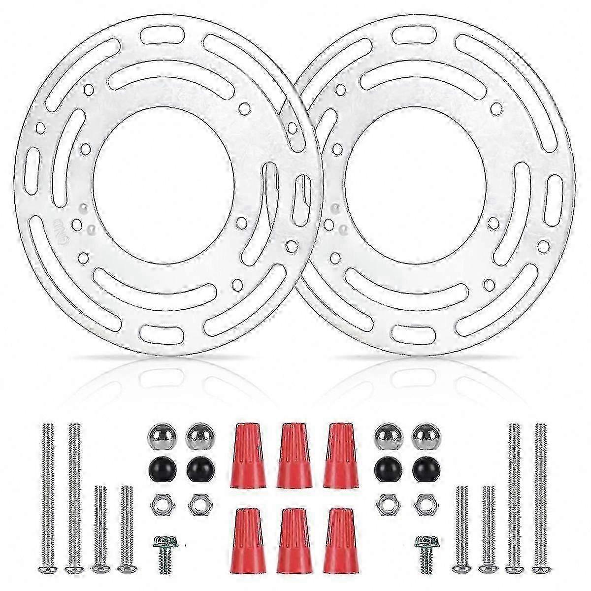Secure Installation Ceiling Light Fixture Mounting Plate