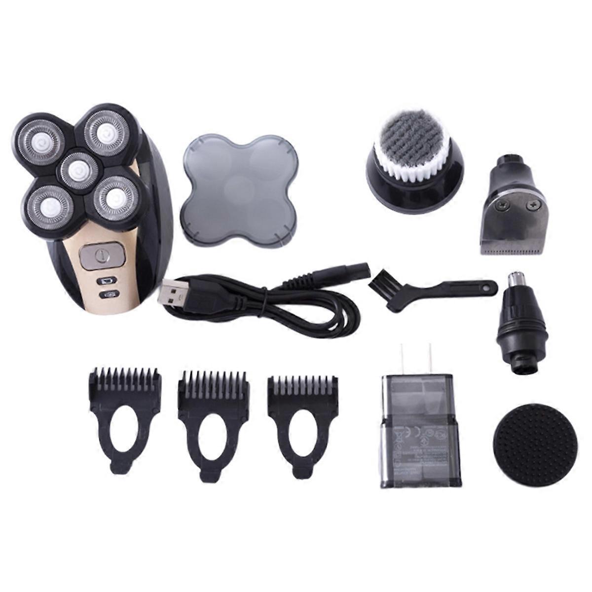 Universal Compatible Self-Sharpening 5-in-1 Bald Head Shaver