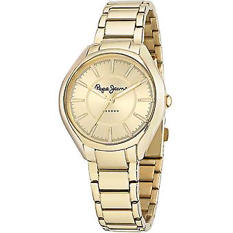 Pepe jeans alice watch for Women Analog Quartz with stainless steel bracelet plated in gold R2353101501