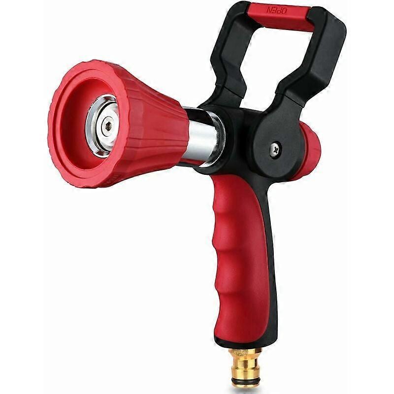 Adjustable Flow Leak-Proof Fireman-Style Hose Nozzle