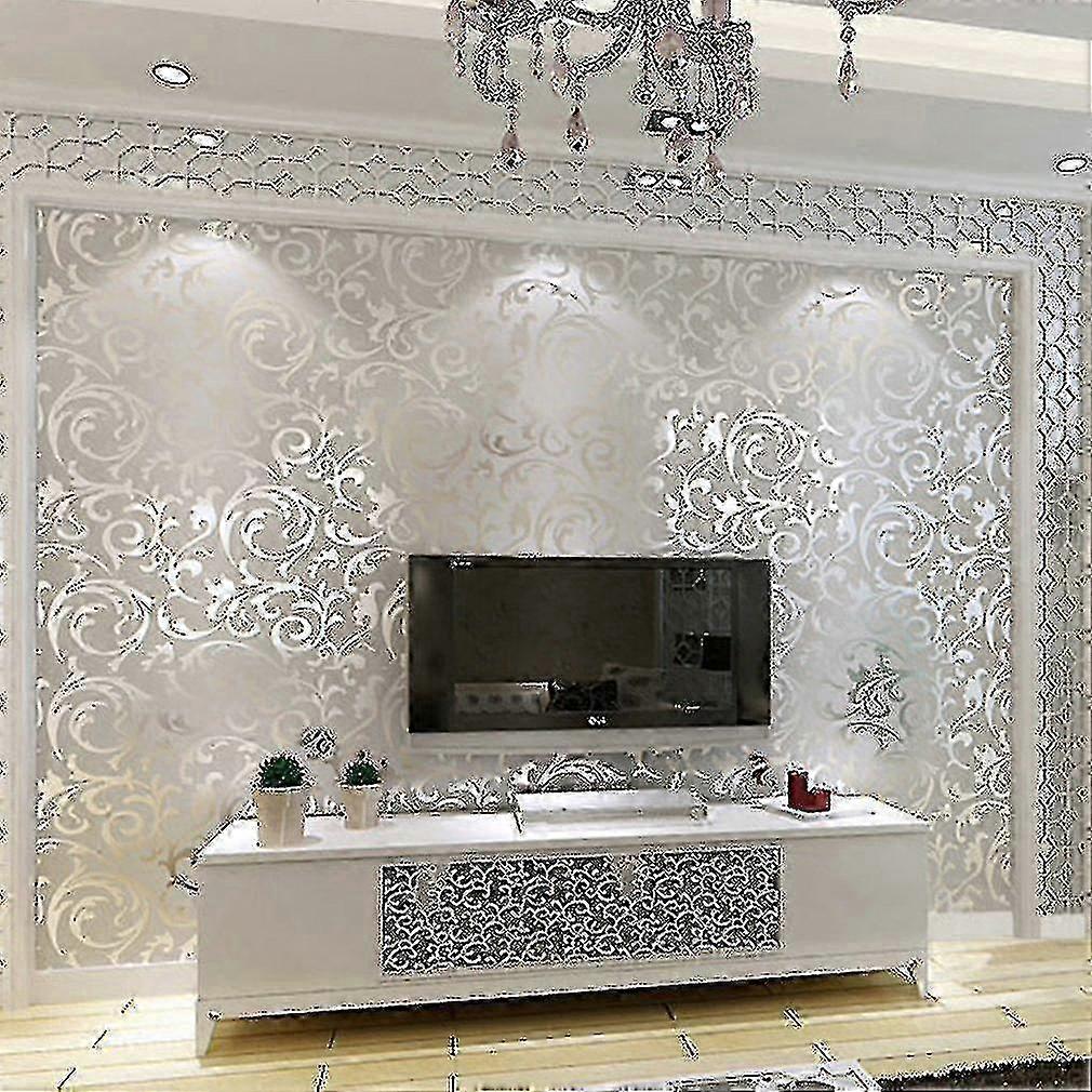 Luxury Damask 3D Non-woven Wallpaper