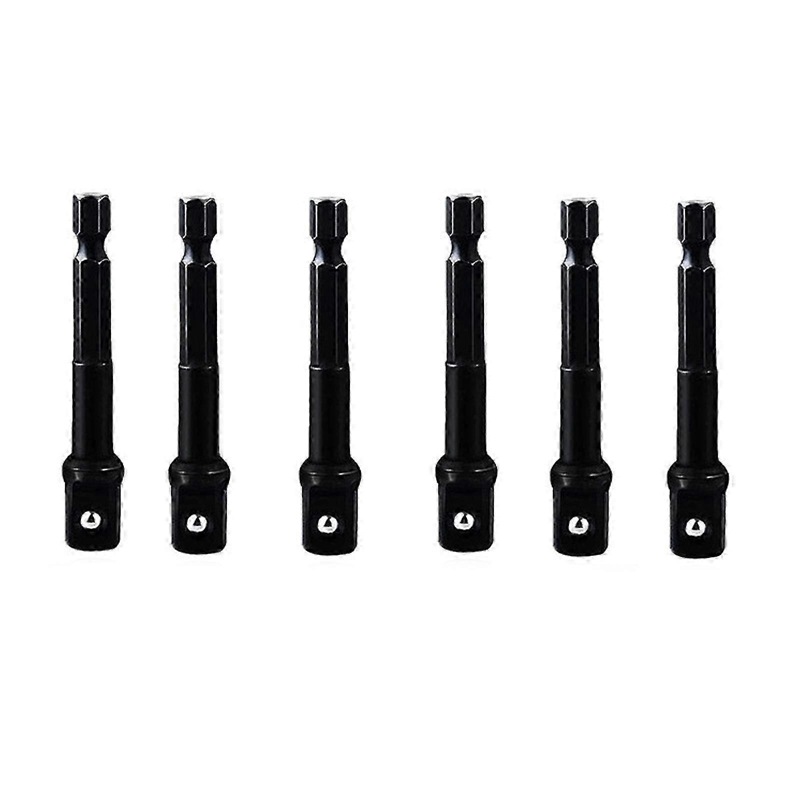 Impact Adapter Square Socket Bit Adapter Hex Impact Socket for Drills Extension Socket Driver Bit Impact Socket Adapter