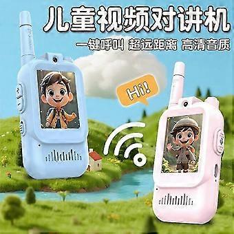2 Pack Kids Walkie Talkies with Video-Rechargeable Toddler Toys (HD Camera + Voice Changer)|Long Range for Outdoor Play,Perfect Gift for Boys&G_yzad
