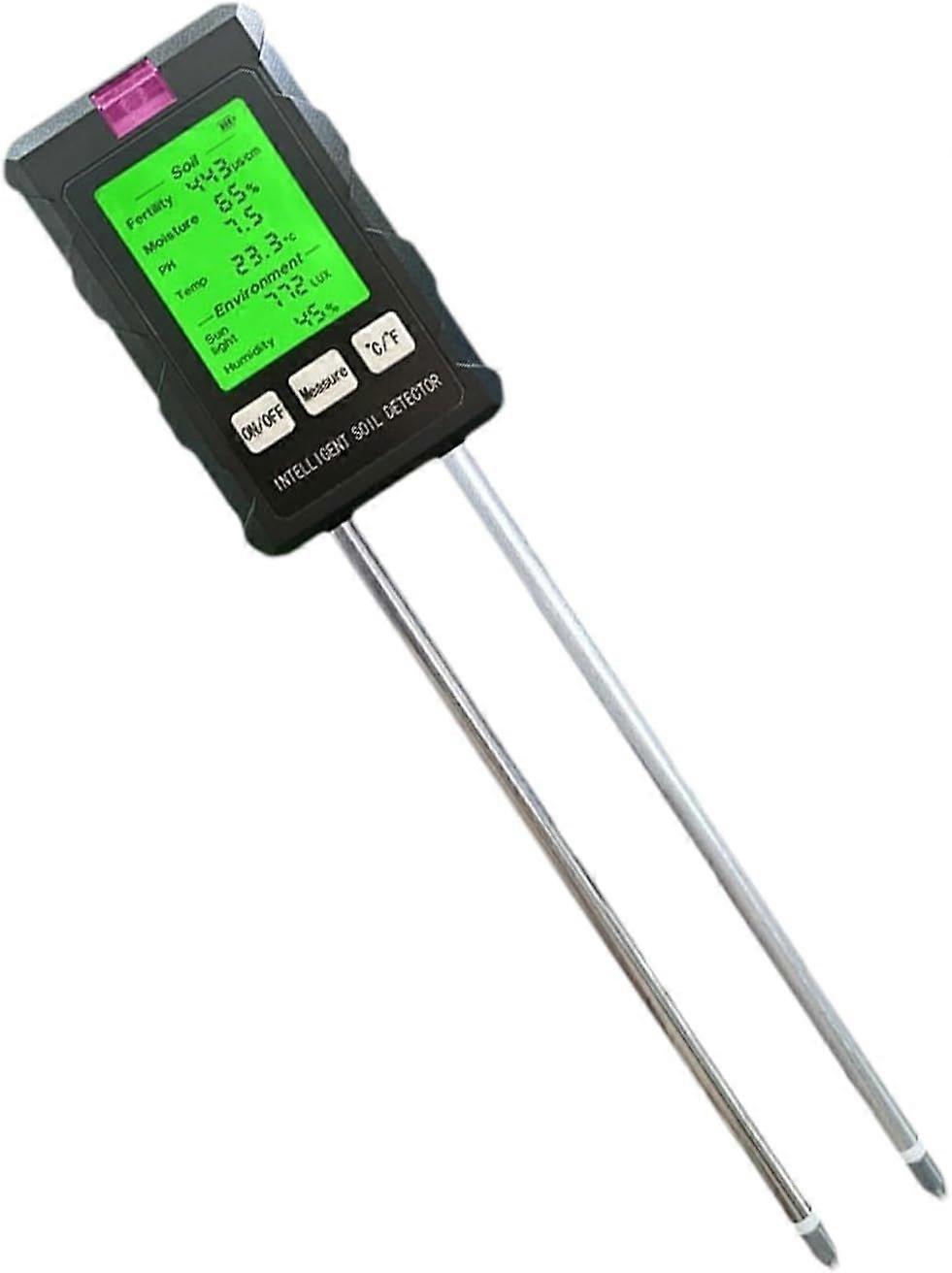 Soil Moisture Meter with Rotating Backlit Display