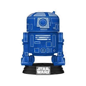Funko Star Wars R2-D2 (Blueprint) Pop! Vinyl Collectible Figure 4-Inch Tall