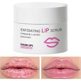 Lip Scrub - Sugar Lip Scrub Exfoliator - Voedende Lipverzorging - Hydraterende Lip Masker - Lippenbalsem voor Droge Schrale Lip - Lip Slaapmasker Anti-Cracked P