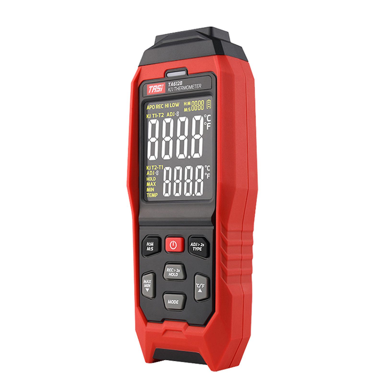 K/ J Type Thermocouple Thermometer Handheld Digital Lcd Temperature Meter