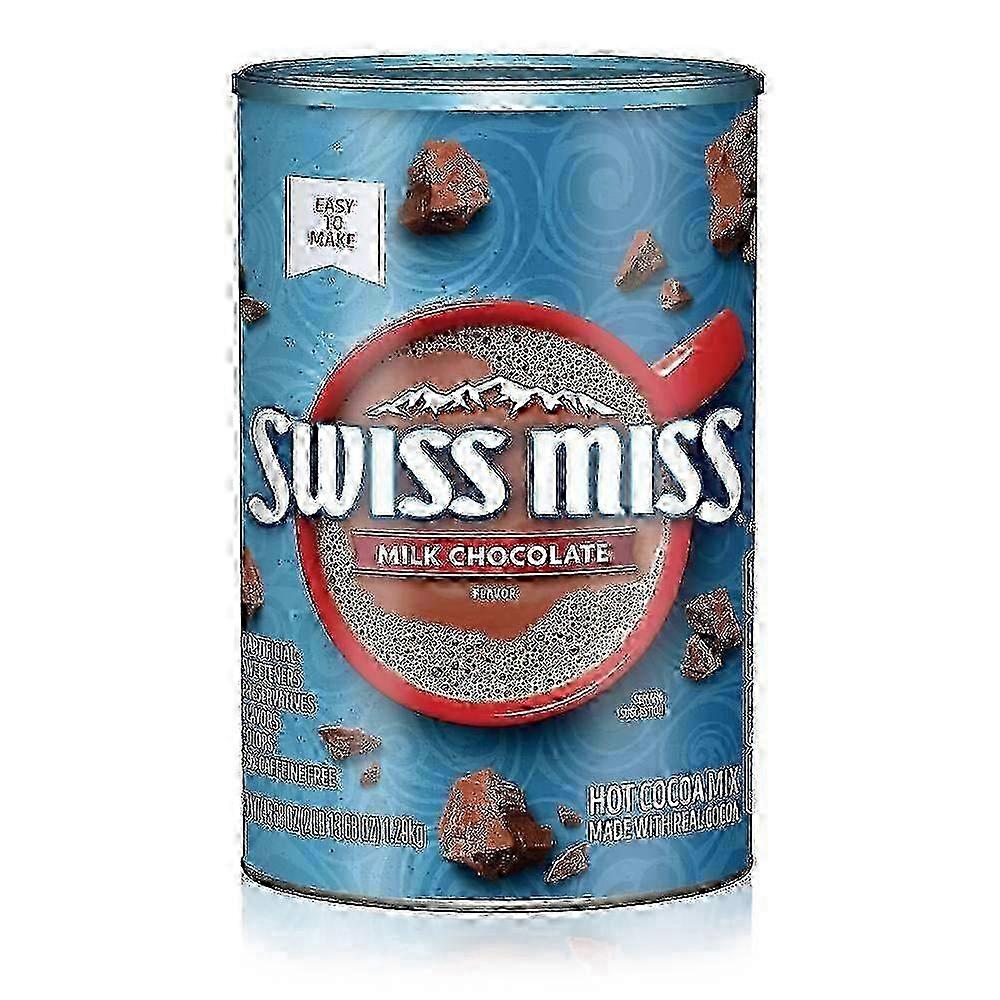 Swiss Miss Milk Chocolate Hot Cocoa Mix – 45.68oz Canister, 100 Calories Per Serving