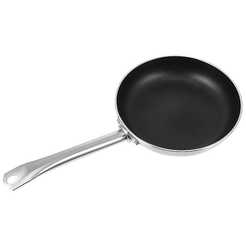39X20x4.5cm Black Saucepans 1 Pc Sturdy Aluminum Alloy Frying Pan Household Single Handle Frying Pan