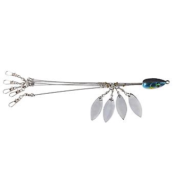 Alabama Umbrella Fishing Rig Bait Angelköder mit Jigkopf (Marineblau)