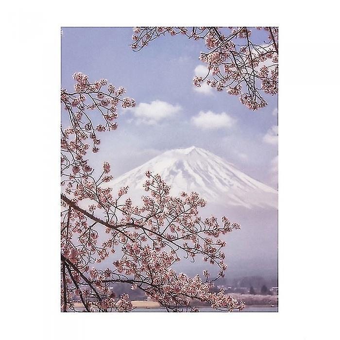 Makiko Samejima Mount Fuji kirsebærblomst utskrift