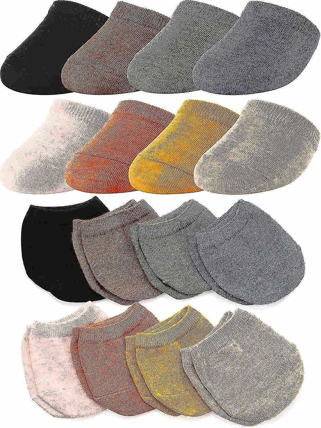 8 pares Toe Topper Liner Half Socks Seamless Womens Socks Toe Half Socks