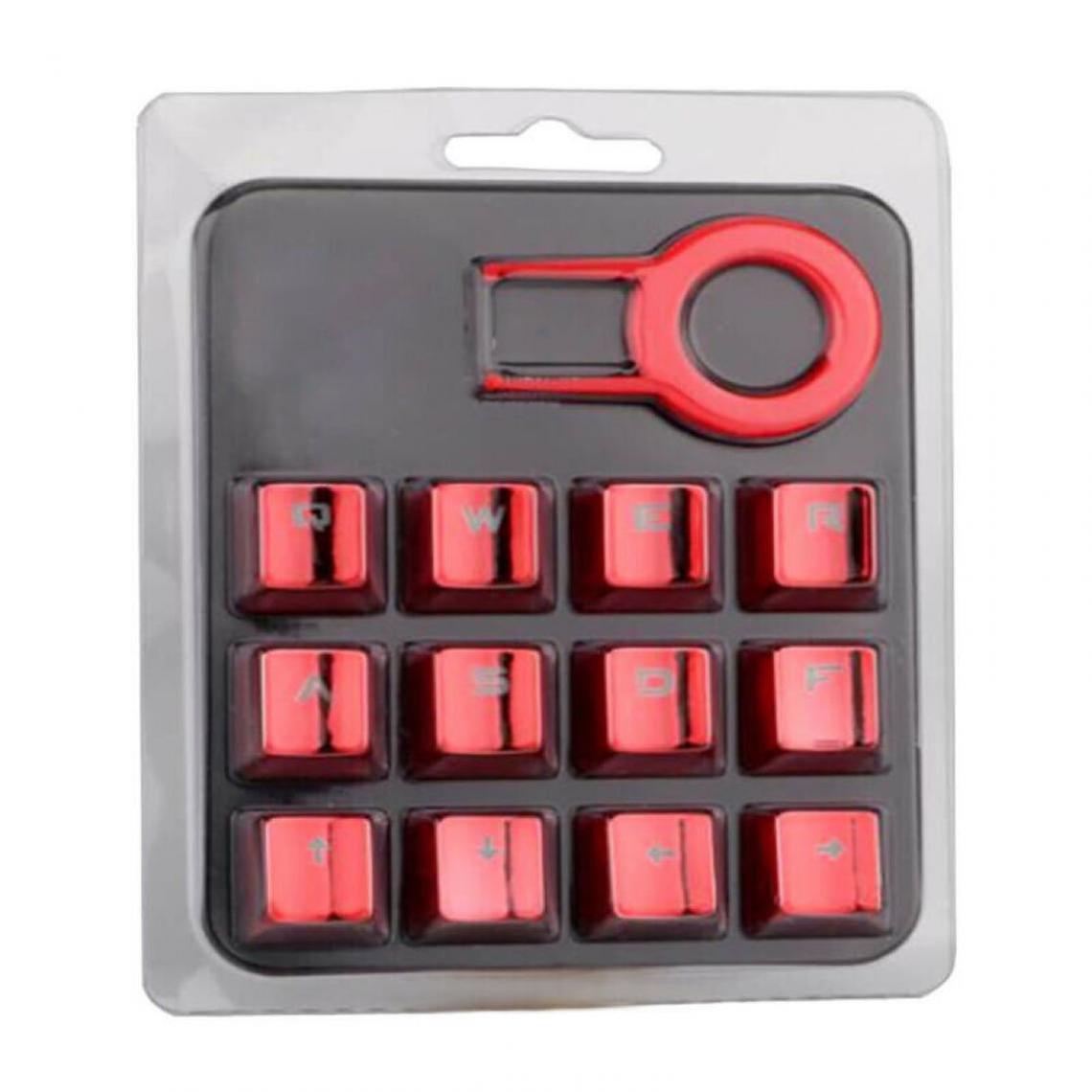 (red) 12pcs/set Cherry Mx Gaming Bonnet Mechanical Keyboard Suitable Backlit Keyboard.