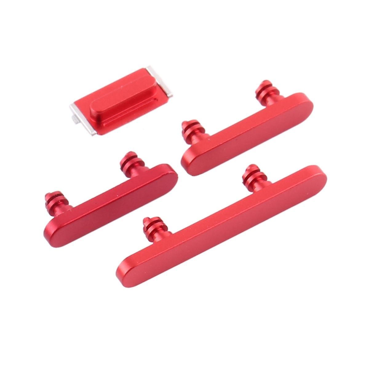 iPhone 14 Plus -sivupainikkeet - punainen