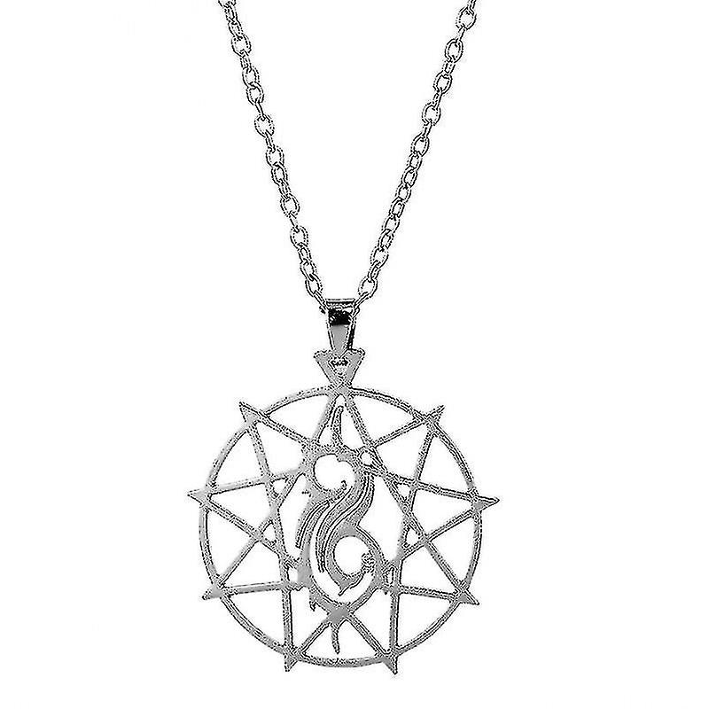 Joias do colar slipknot do pingente da estrela oca