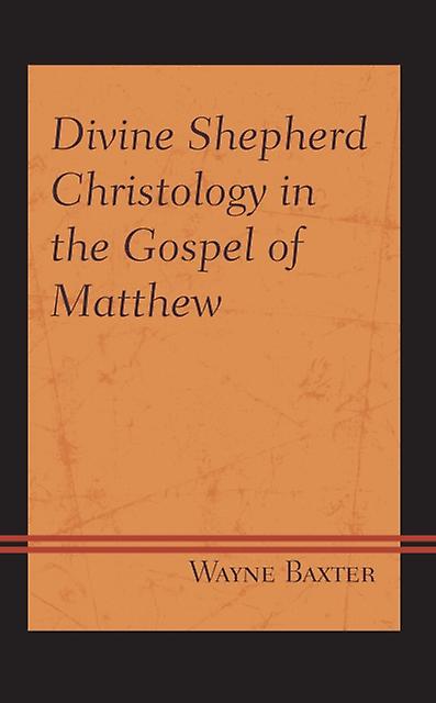 Divine Shepherd Christology In The Gospel Of Matthew by Wayne Baxter Paperback Book