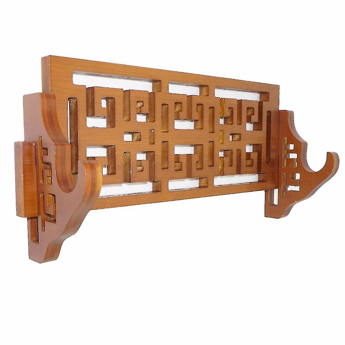Classical Bamboo Sword Wall Mount Katana Stand Sword Display Holder