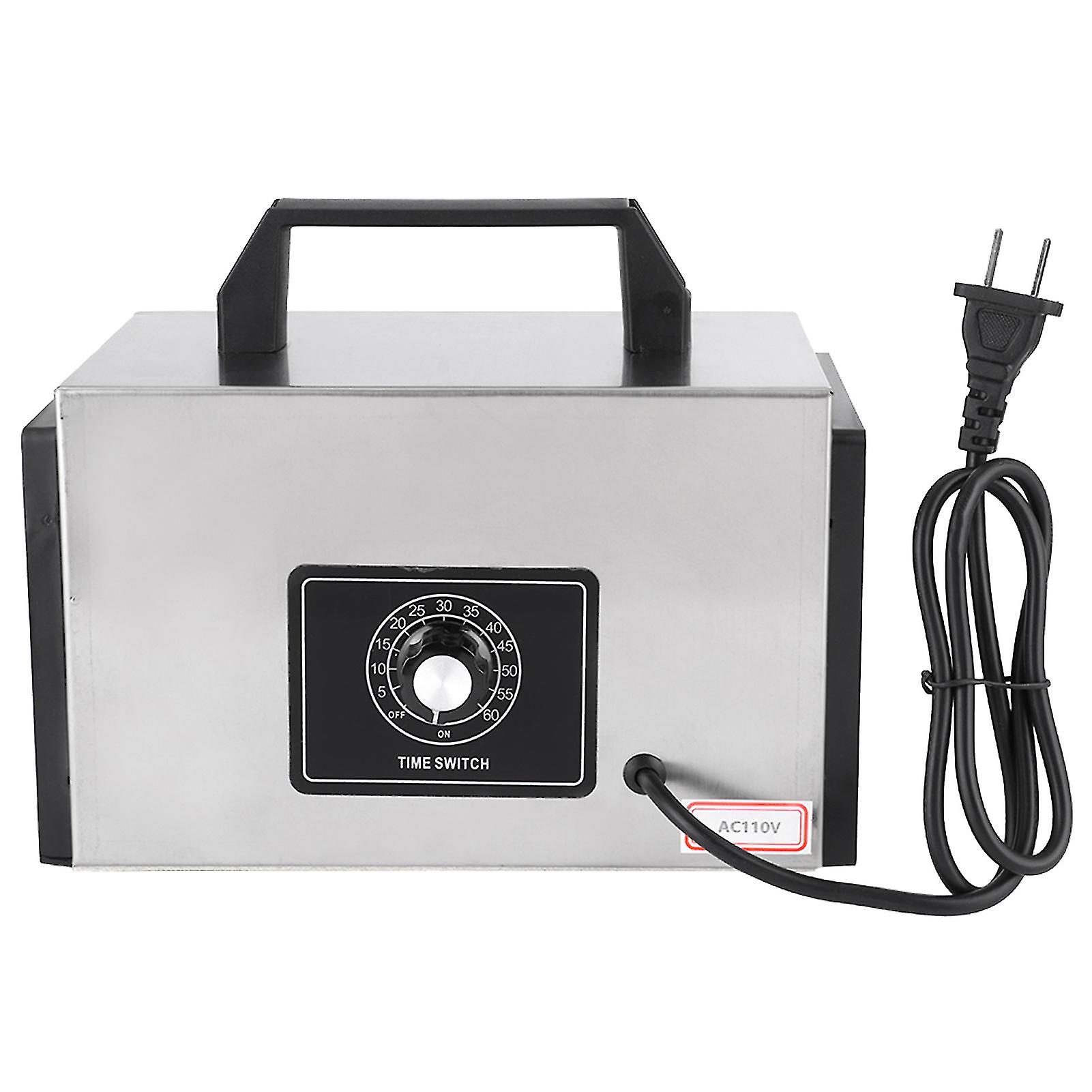 20g Stainless Steel Ozone Generator Home Air Purifier with US Plug 110V, Timing Switch, and Efficient Ozonization