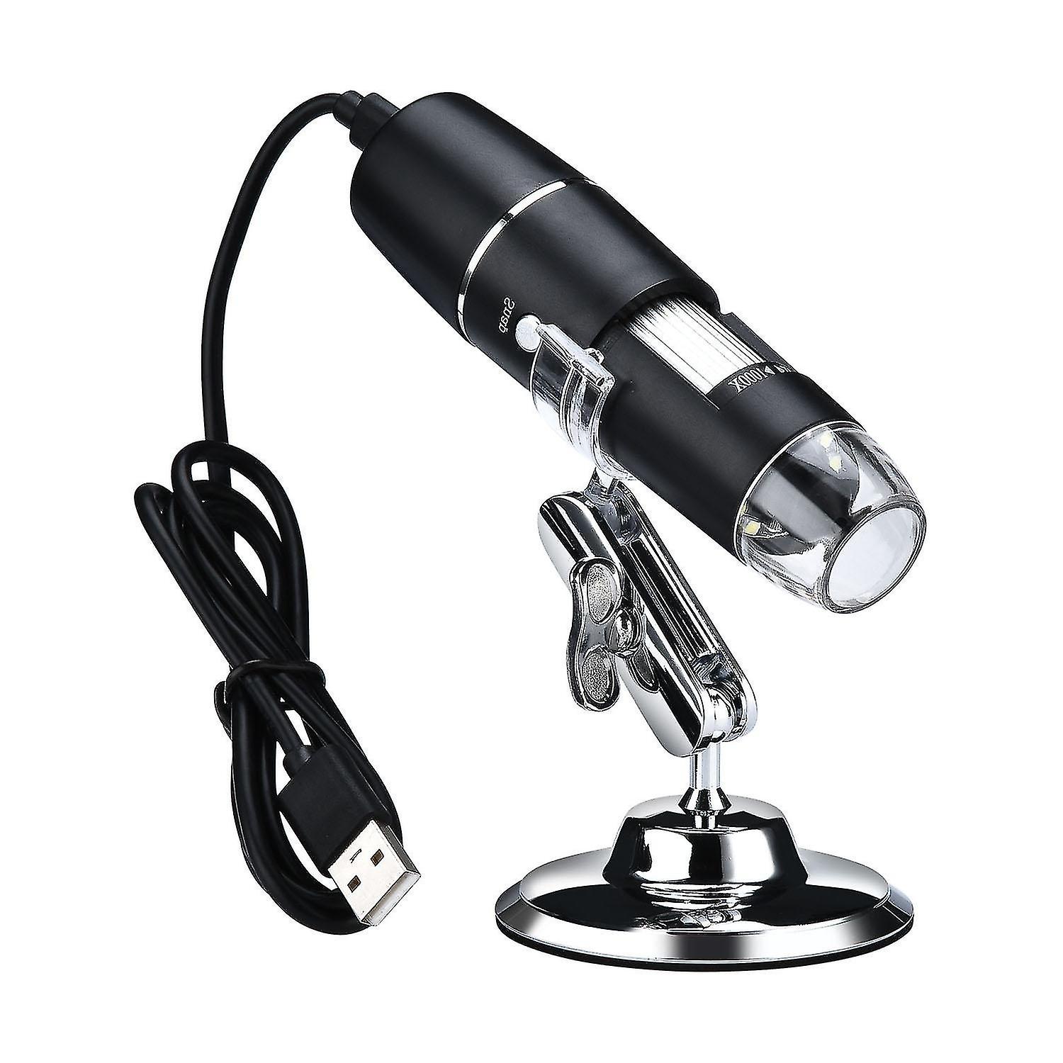 Portable HD 1080P WiFi Digital Microscope 1000X for PCB and Textile Inspection