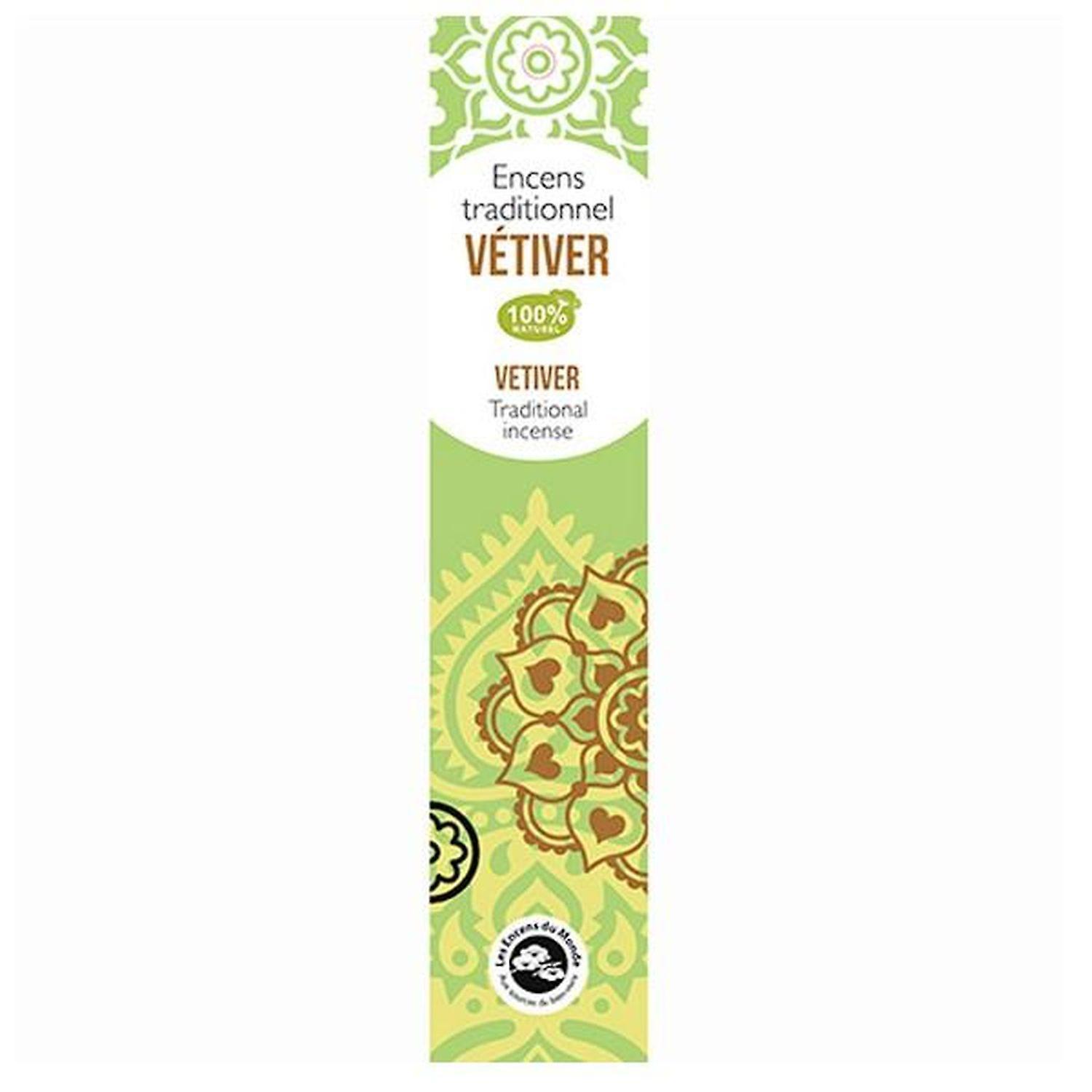 Indian incense with Vetiver 100 sticks of 45 min