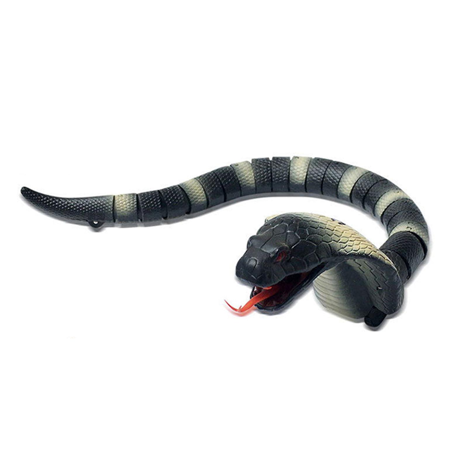 Rattle Snake Toy Realistic Rechargeable Rattlesnake With Remote Control Horror Tricky Desktop Party