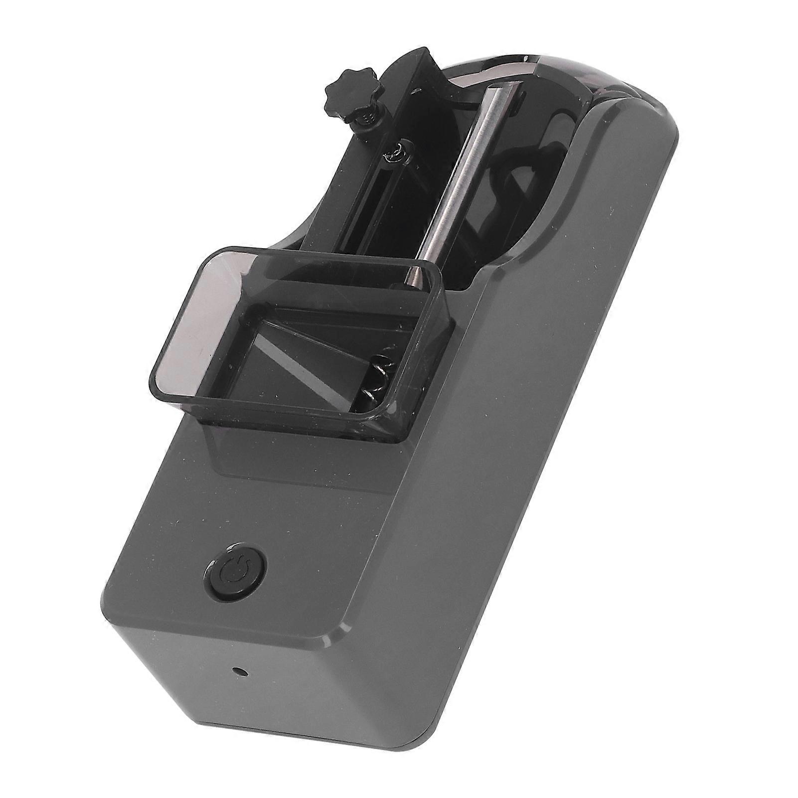 Automatic 8mm Cigarette Rolling Machine 19.2x7.2x5.5cm Grey US Plug