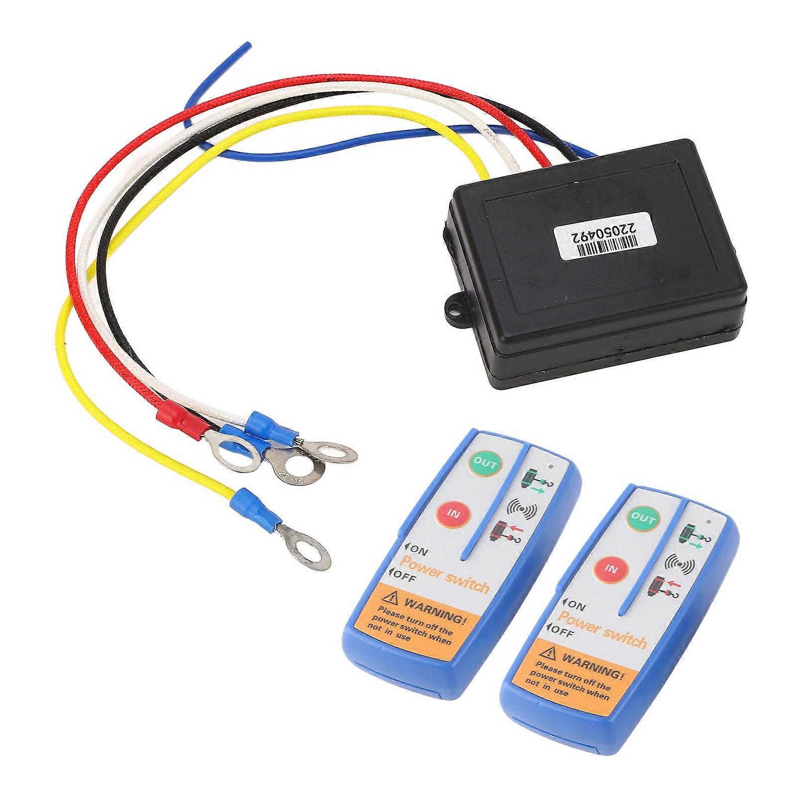 45m 12V Electric Winch Wireless Remote Control System for Truck ATV SUV
