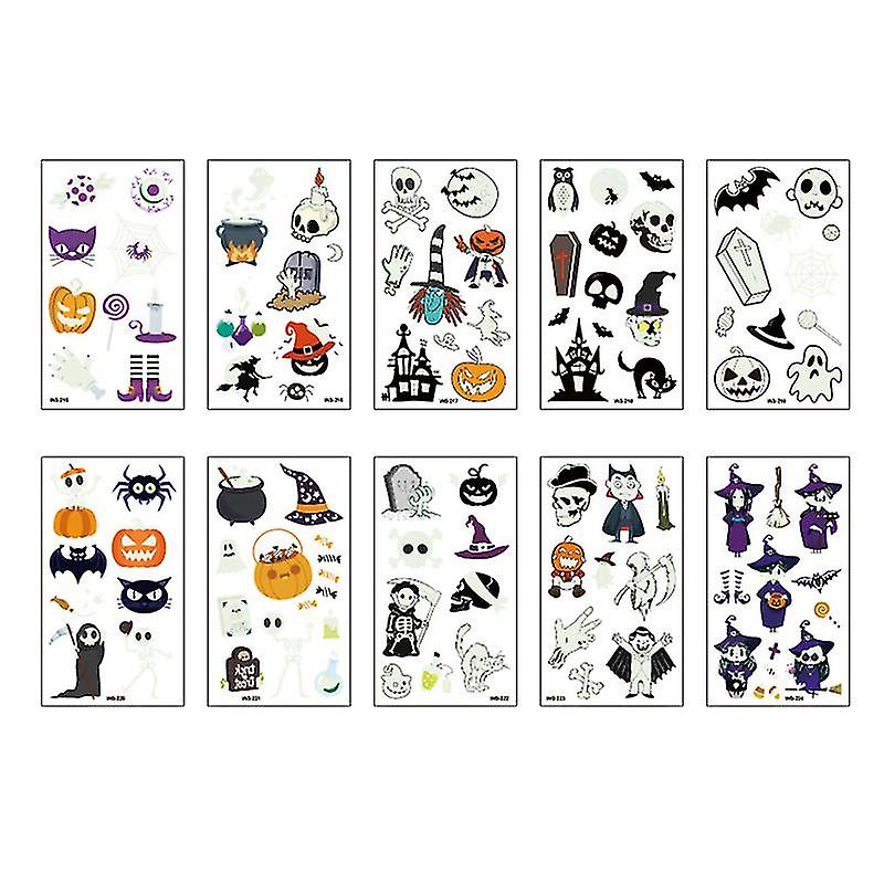 20pcs Halloween Luminous Sticker