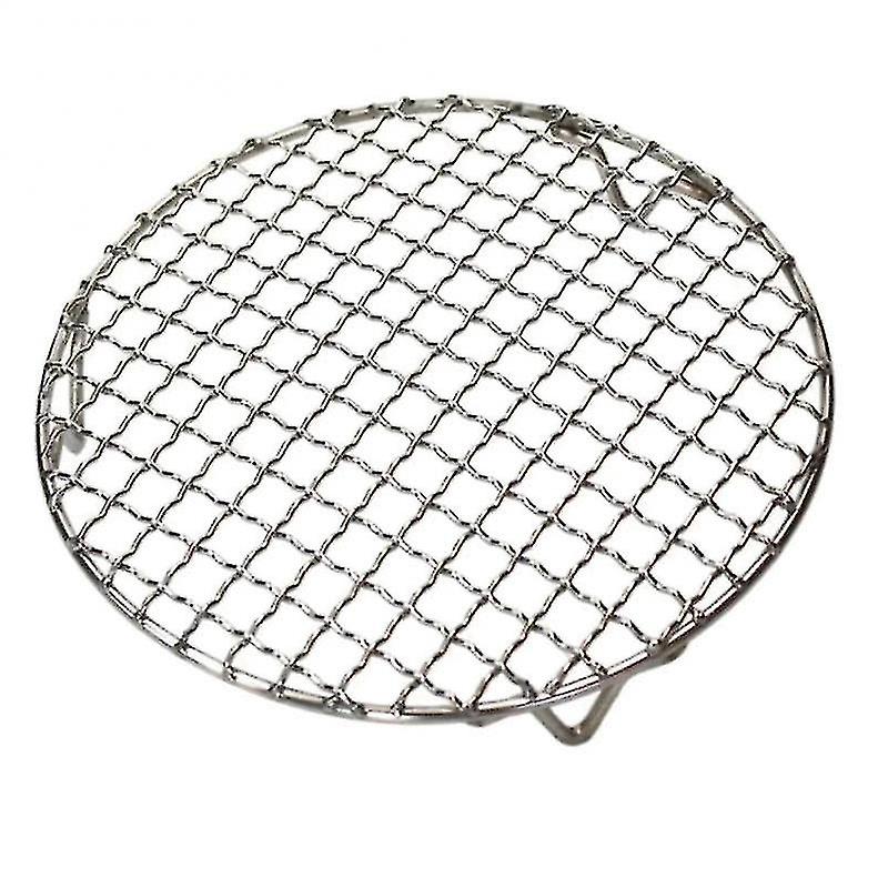 Bbq Mesh Round Non Stick Baking Net Rustfritt stål Grill Mesh Matlaging Verktøy Grillrist Grilling