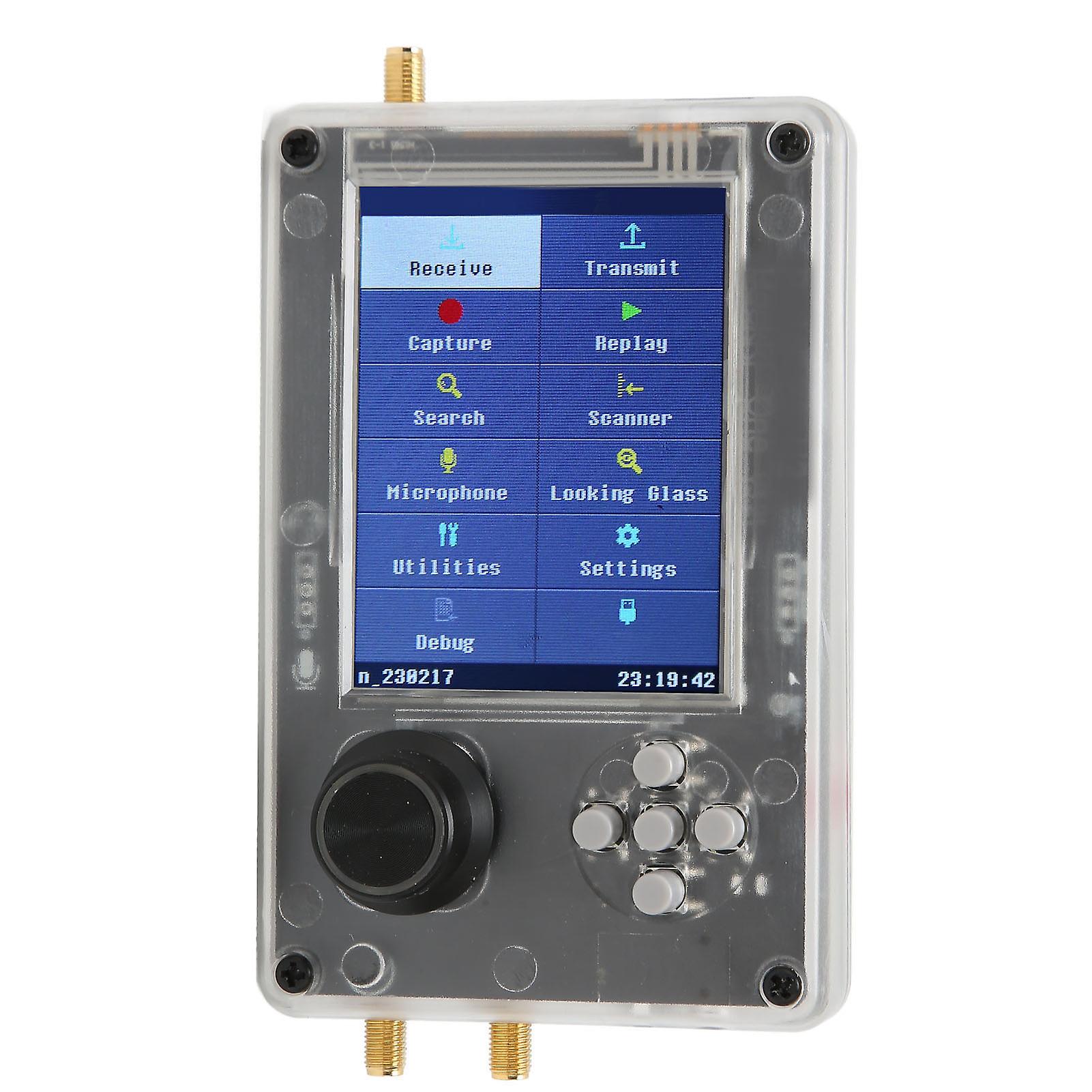 Kit radio logicielle avec écran TFT 3,2 pouces, batterie 2000 mAh, récepteur radio SDR assemblé pour la surveillance de l'hôte de la voiture du navire