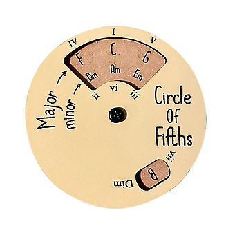 Circle Of Fifths Wheel,wooden Melody Tool,precision Musical Instruments,guitar Learning And Educational Tool For Notes