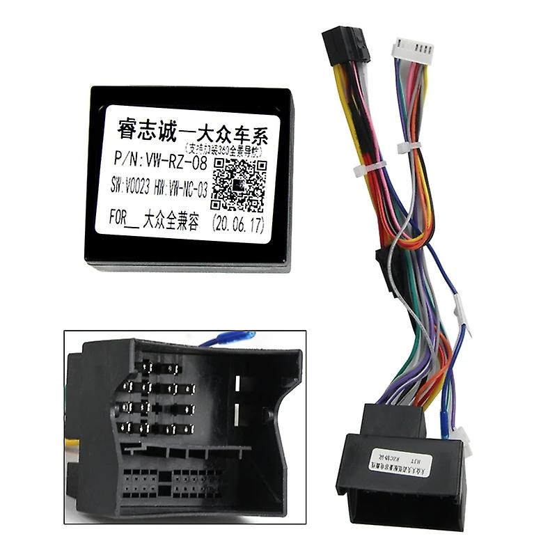 For SEAT Ibiza 6J IV 4 2008 - 2015 Car Radio Dashboard Panel Frame Power Cord CANBUS Car Video Cable