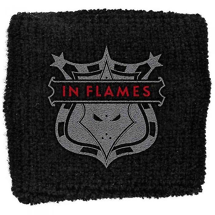 Bracelet brodé In Flames Shield