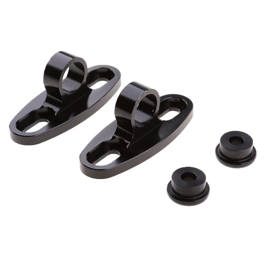 2pcs Universal Motorcycle Rearview Mirror CNC Mirrors with Fairing Adapter Bracket Fitting~4205