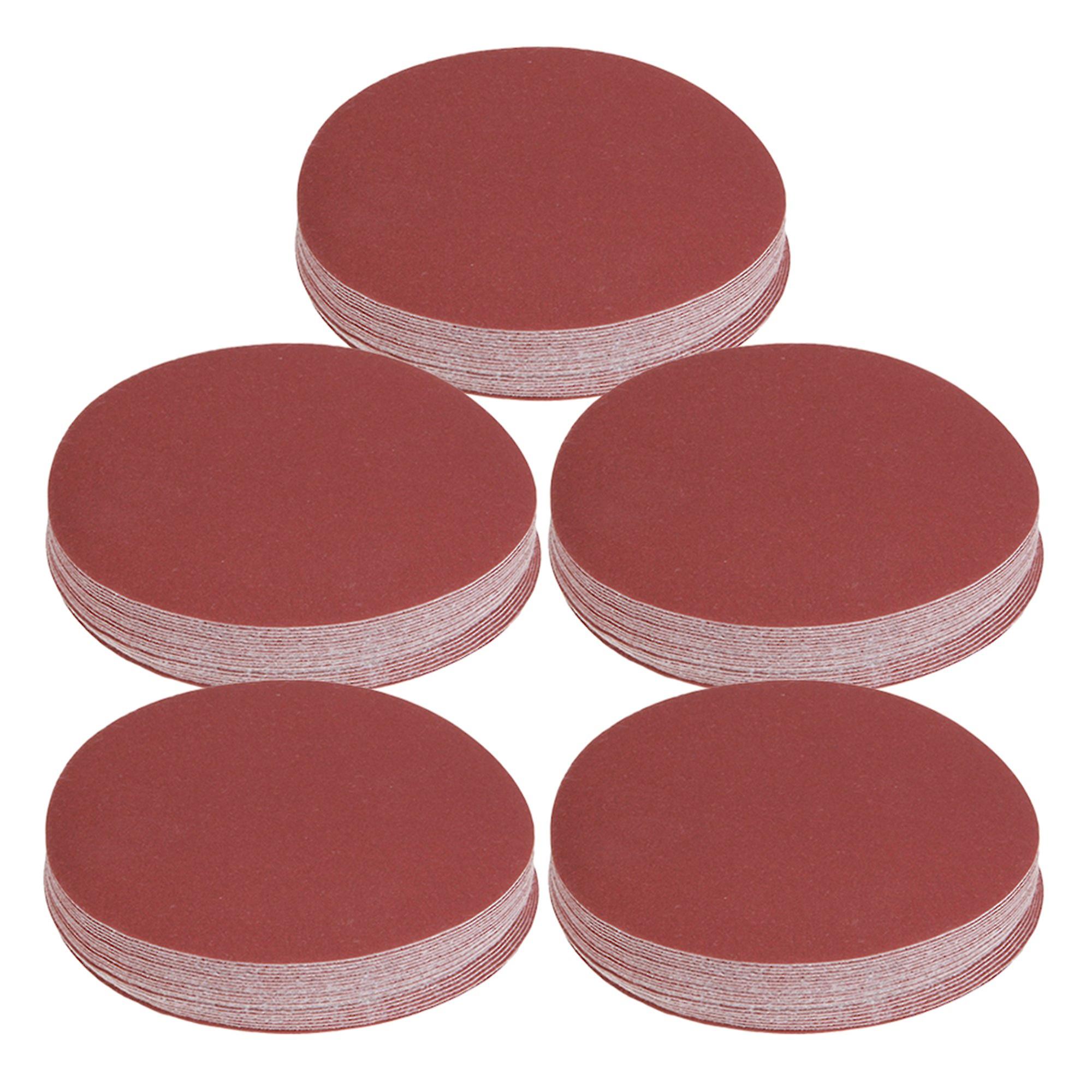 320Grit 6Inch Hook Loop Wet & Dry Sandpaper Sanding Disc 320# Set of 100