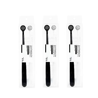 3 Boxes Small Round Head Adult Soft Hair Toothbrus