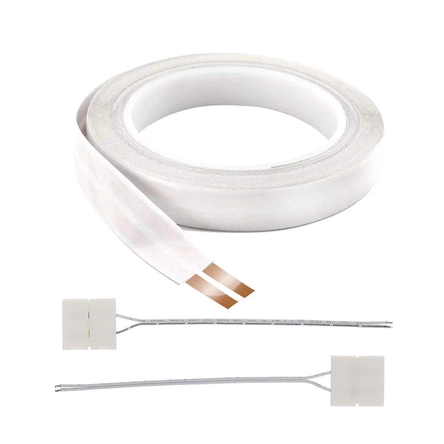 23 Awg كابل كهربائي مسطح 2 موصل 10 م 2 موصل سلك نحاسي صوت أدى كابل دعم لاصق سلك تمديد الطاقة- YKY416