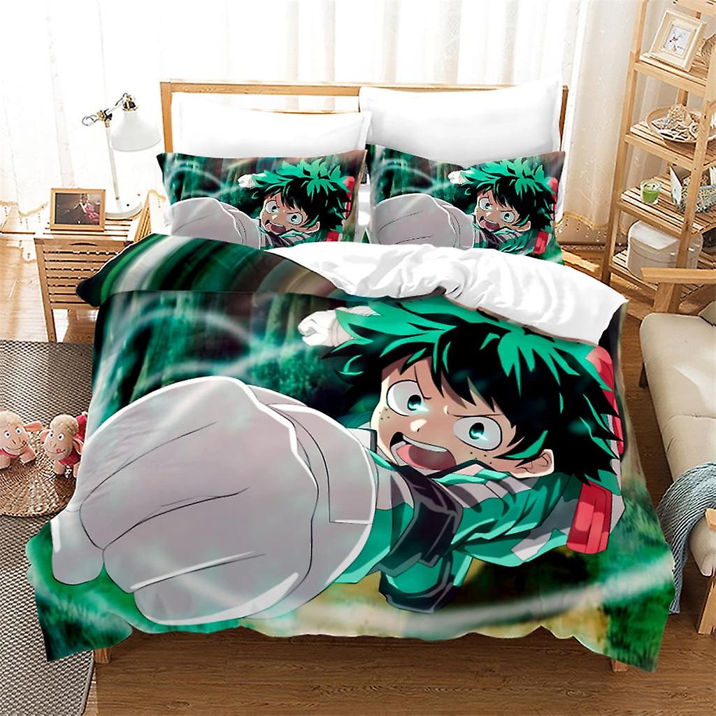 Cool My Hero Academia Biancheria da letto Set letto matrimoniale