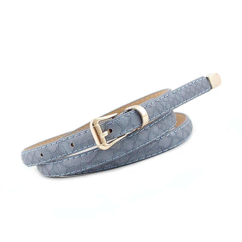 Women Belts All-match Snake Pattern Pin Buckle Belt Women's Thin Belt Decoration Jeans Casual